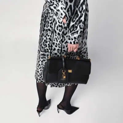 Dolce & Gabbana Dolce&gabbana Handbag My Sicily In Black Leather In Black