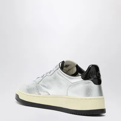 Autry Sneaker Medalist In Silver Leather