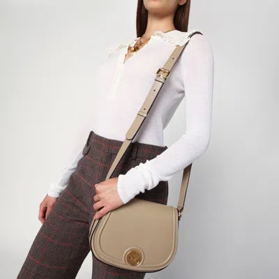 Chloé Saddle Horse Medal Bag In Hammered Pink Leather
