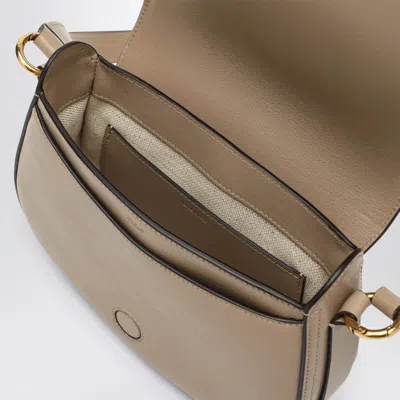 Chloé Saddle Horse Medal Bag In Hammered Pink Leather