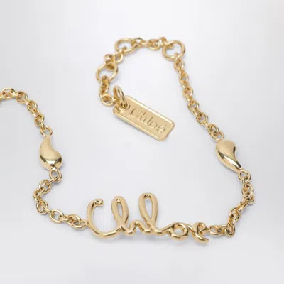 Chloé Iconic Gold Bracelet In Gold