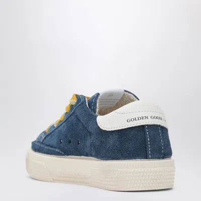 Golden Goose May Leather And Suede Sneakers