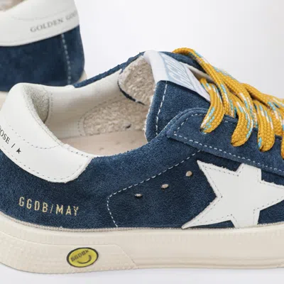 Golden Goose May Leather And Suede Sneakers