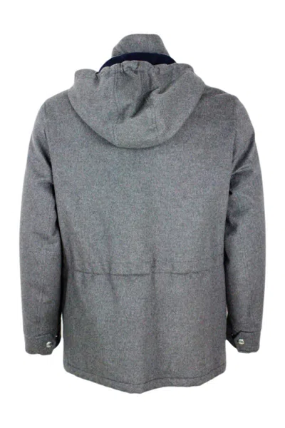 Brunello Cucinelli Jackets In Gray