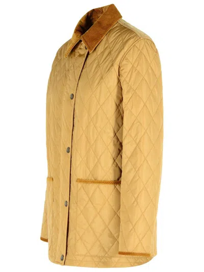 Burberry Country Polyamide Sand Jacket In Brown