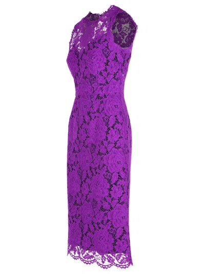 Dolce & Gabbana Round Neck Dress