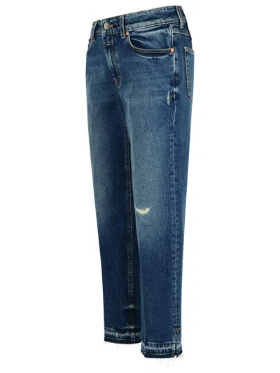 Closed 'milo' Blue Cotton Jeans In Blue