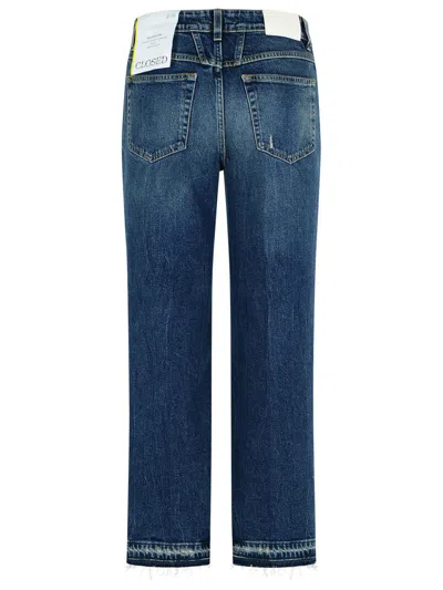 Closed 'milo' Blue Cotton Jeans In Blue