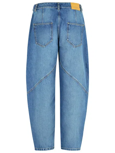 Isabel Marant Catarina' Blue Cotton Jeans In Blue