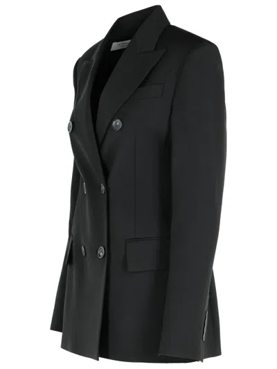 Sportmax Double-breasted Virgin Wool Blazer