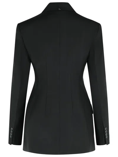 Sportmax Double-breasted Virgin Wool Blazer