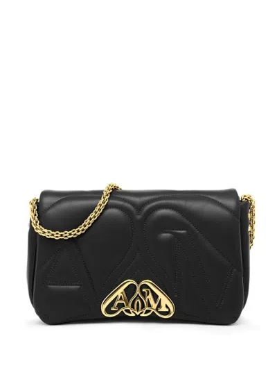Alexander Mcqueen Quilted Seal Bag With Removable Shoulder Strap