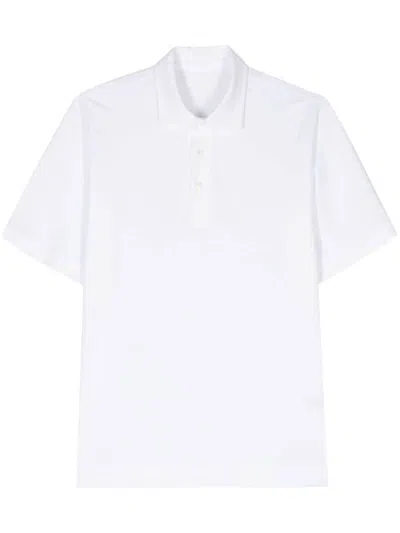 Circolo 1901 Piqué Weave Polo Shirt With Short Sleeves
