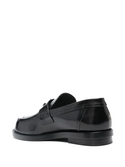 Alexander Mcqueen Men Seal Leather Loafers
