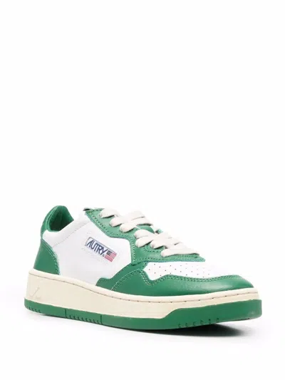 Autry Medalist Low Leather Sneakers In Multi