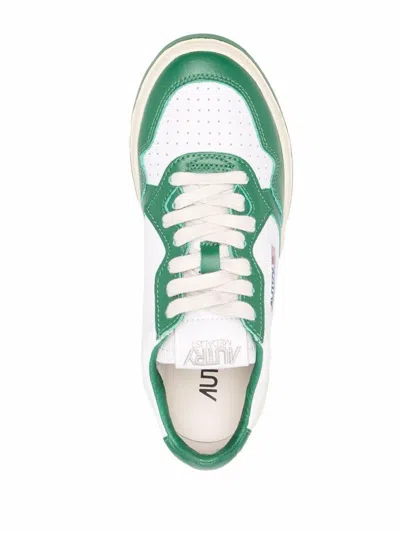 Autry Medalist Low Leather Sneakers In Multi