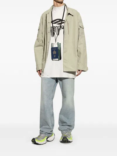 Balenciaga Multicolor Mesh And Rubber 6xl Sneakers In Gray