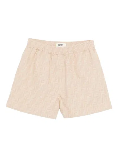 Fendi Ff Chambray Shorts
