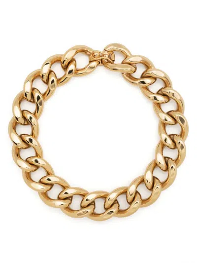 Isabel Marant Links Chunky Chain Collar Necklace In Gold