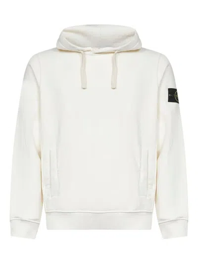 Stone Island Brushed Organic Cotton Fleece Hoodie Clothing