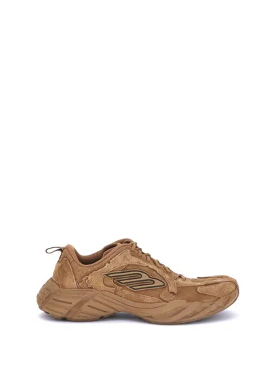 Balenciaga Men Monday Sneakers In Brown
