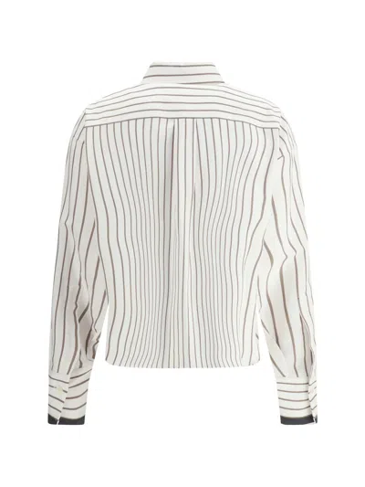 Brunello Cucinelli Striped Cotton Shirt
