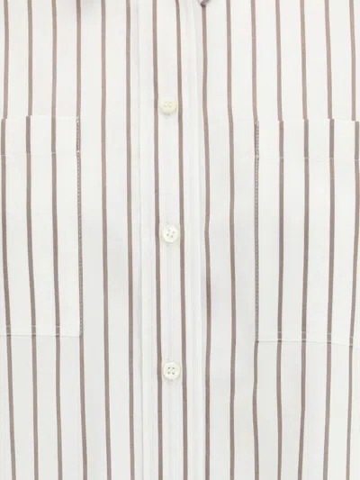 Brunello Cucinelli Striped Cotton Shirt