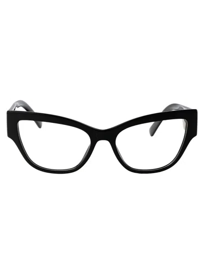 Dolce & Gabbana Black Acetate Glasses In Black