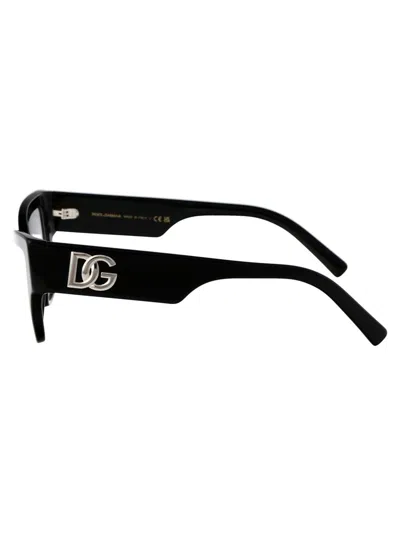 Dolce & Gabbana Black Acetate Glasses In Black