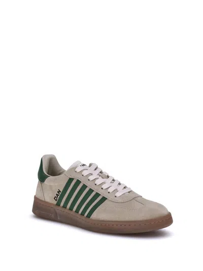 Dsquared2 Men Boxer Sneakers In Gray