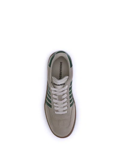 Dsquared2 Men Boxer Sneakers In Gray