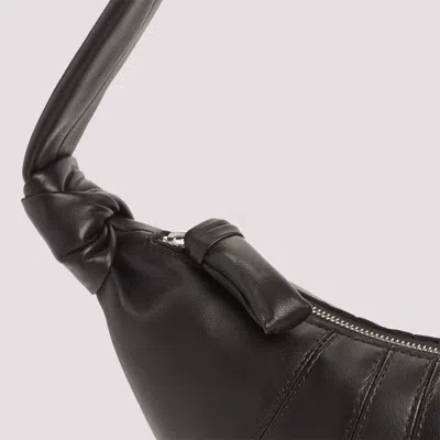 Lemaire Brown Small Croissant Bag In Black