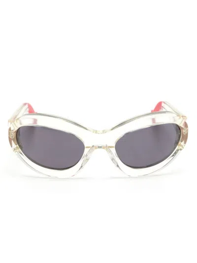 Medea Smack Oval-frame Sunglasses In Multi
