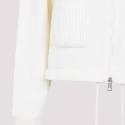 Moncler Cotton Fleece Zip Up Jacket