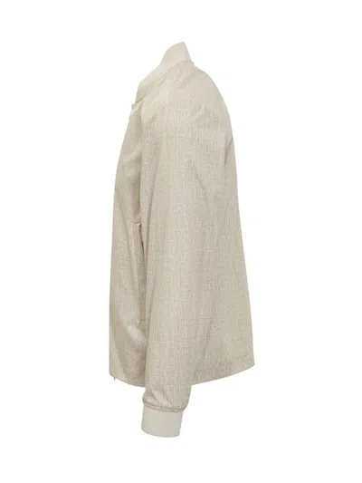 Hugo Boss Boss P-hanry-bmp Jacket In Neutral