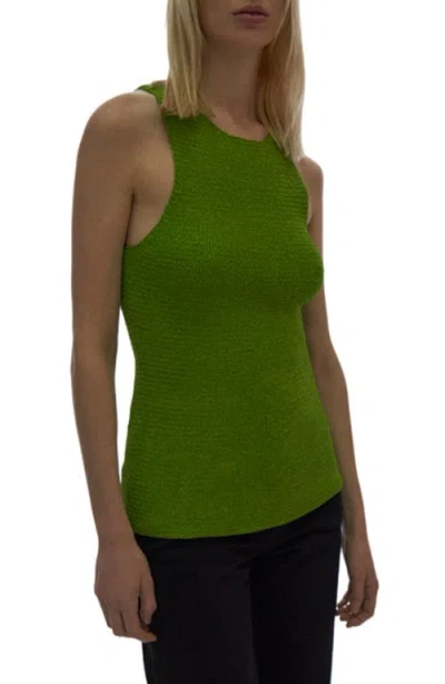 Helmut Lang Sleeveless Textured Knit Top