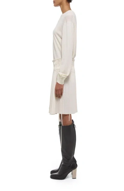 Helmut Lang Pleated Drawstring Waist Skirt