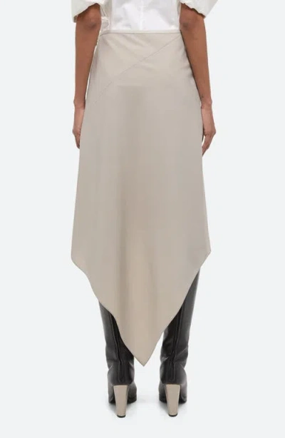 Helmut Lang Scarf Hem Virgin Wool Maxi Skirt