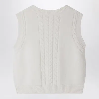 Bonpoint White Jobolene Vest In White