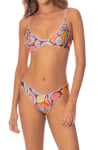 Maaji Serenity Blue Splendor Reversible Bikini Bottoms