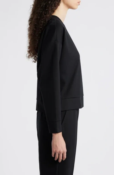 Eileen Fisher Crewneck Lightweight Ponte Sweatshirt