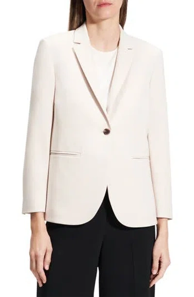 Theory Staple Admiral Crepe Blazer In White