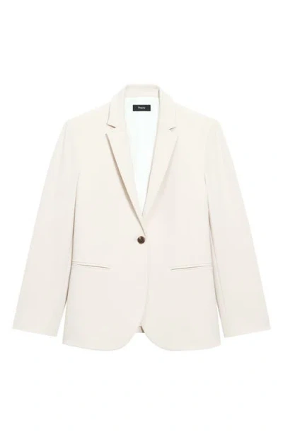 Theory Staple Admiral Crepe Blazer In White