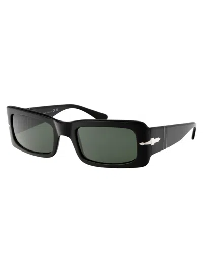 Persol Womens Black Po3332s Francis Rectangle-frame Acetate Sunglasses