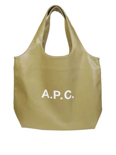Apc A.p.c. Ninon Glossy Tote With Spacious Interior