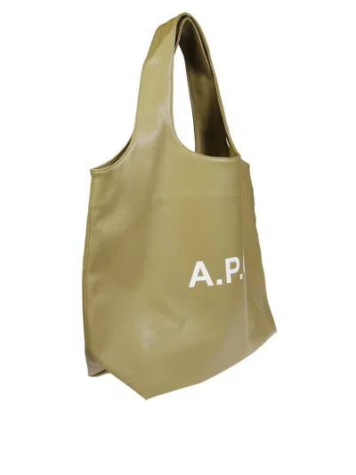 Apc A.p.c. Ninon Glossy Tote With Spacious Interior