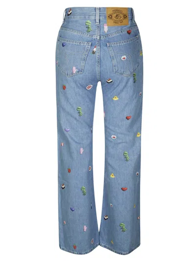 Fiorucci Charm-print Jeans
