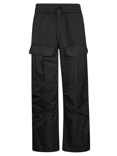 P.a.r.o.s.h Relaxed Fit Cargo Pants With Drawstring Waist