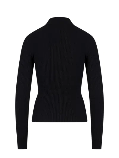 Courrèges Courreges Women Reedition Knit Long Sleeves Top In Black