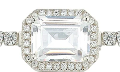 Chloe & Madison Chloe And Madison Sterling Silver Cubic Zirconia Tennis Choker Necklace